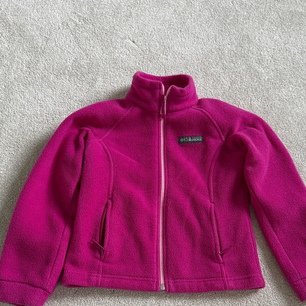 Columbia Kids Fuchsia Fleece Jacket